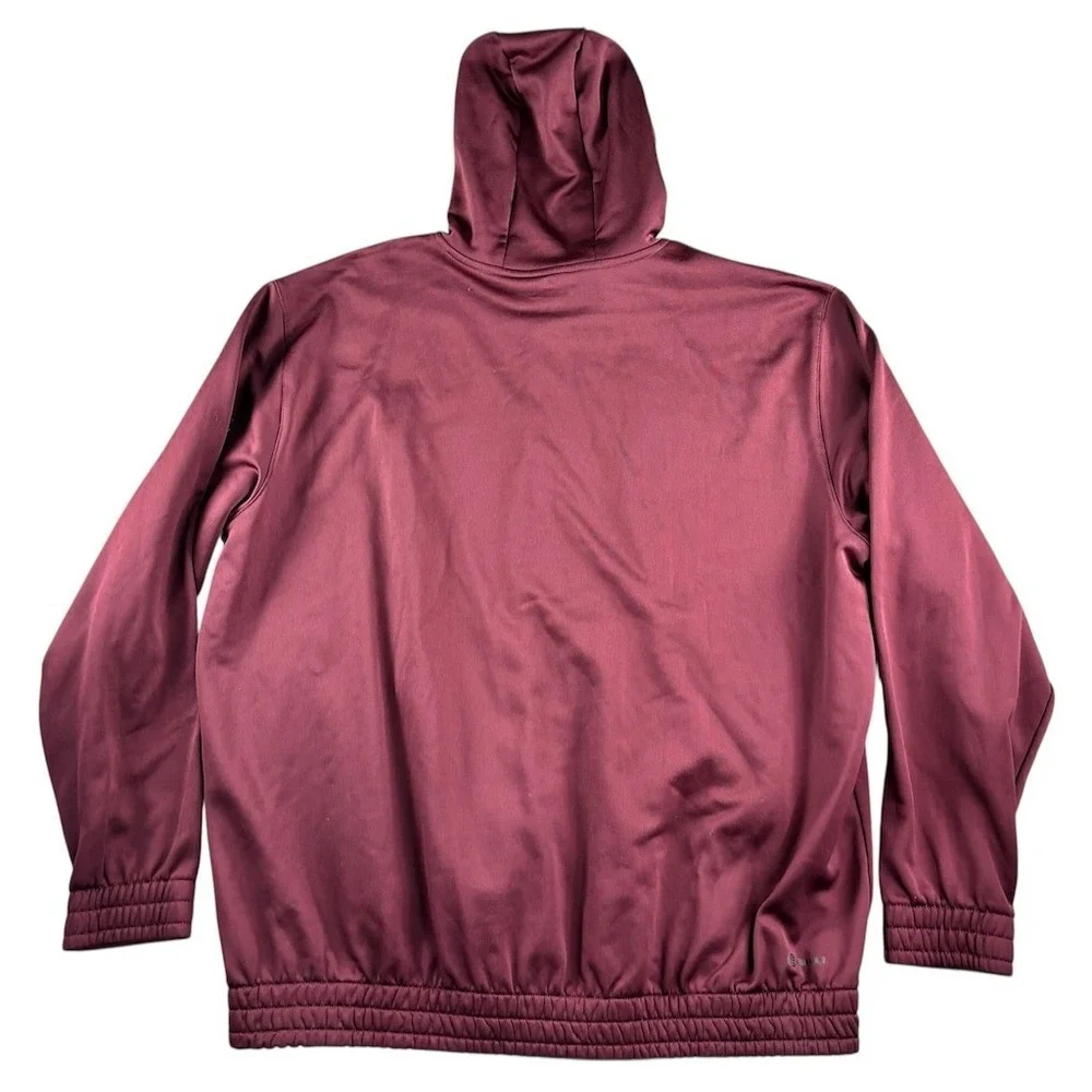 adidas Texas A&M Aggies Jacket Mens 3XL Maroon Hooded Full Zip SEC team‎ issued